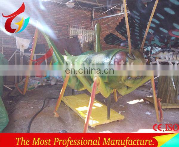 Customized garden life size insect model with sound