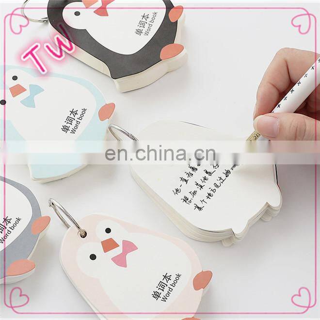 Top Quality Customized Promotion luxury funny penguin shaped sticky note pad stationery wholesale from china
