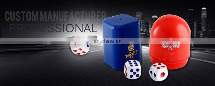 Hot Sale plastic dice cup Plastic dice cup custom set household