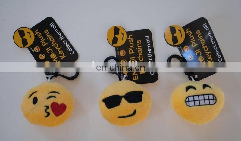 soft PVC emoji keychain poo keychain devil keychain