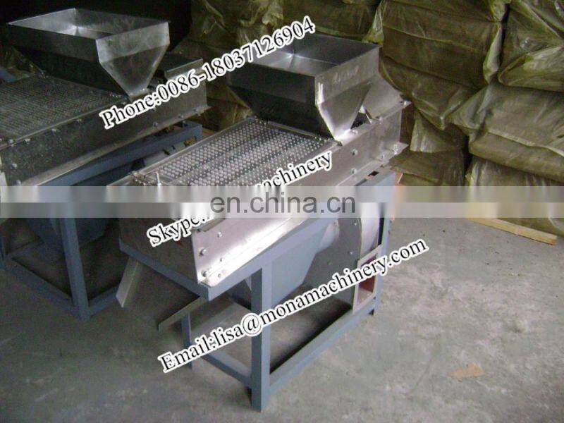 Automatic 304 stainless steel pine nut peeling machine/peanut peeling machinery