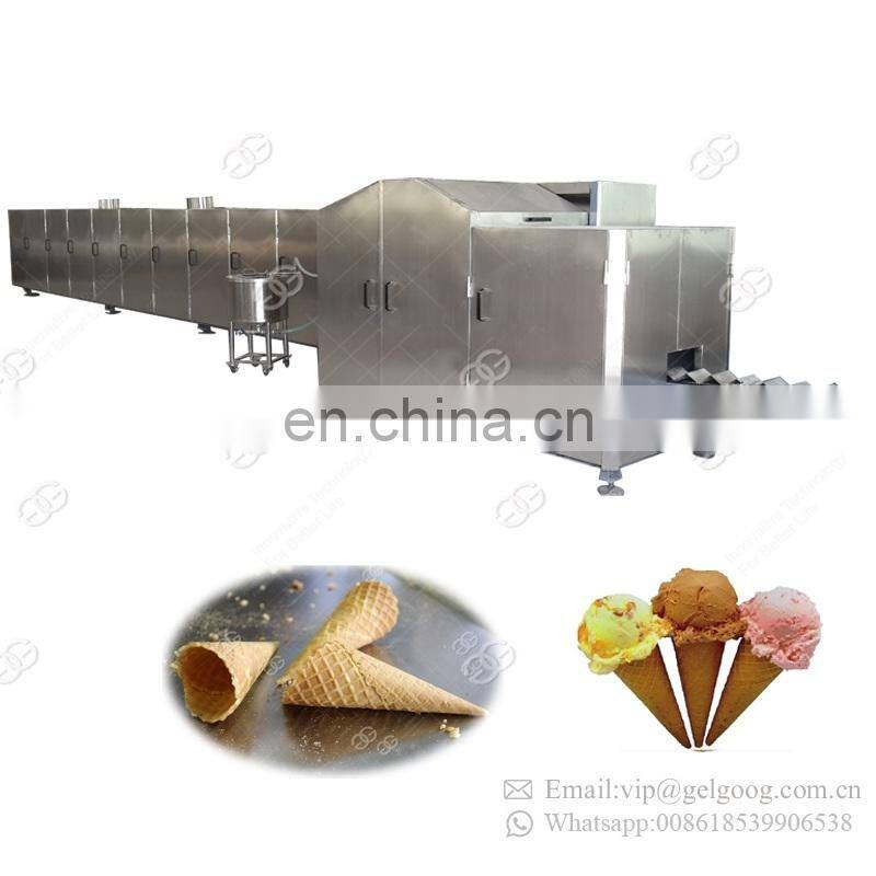 Factory Price Commercial Rolled Sugar Biscuit Automatic Ice Cream Cone Machine For Sale