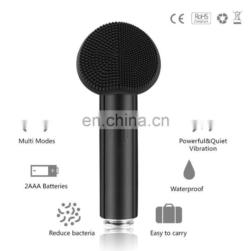 LEVETT Myris Personal Skin Care Silicone Face Cleaner Brush Waterproof Facial Cleaner for Man