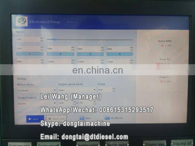 CR825 multi-function comprehensive common rail diesel injector test bench of high quality