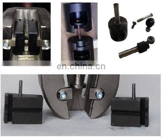 Electronic universal tensile compression peeling testing machine grips and fixtures
