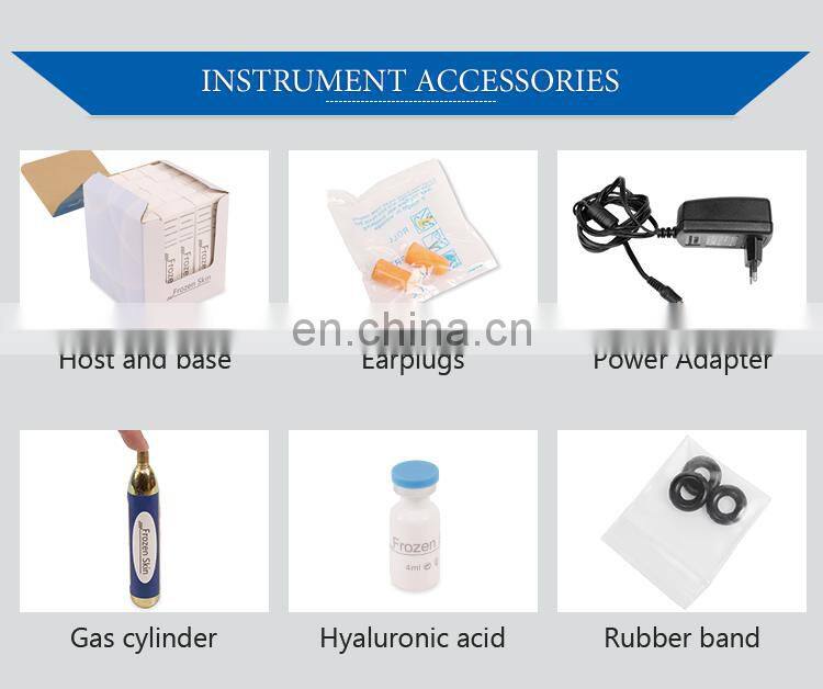 Portable frozen skin CO2 gun for anti-wrinkle machine for facial mesotherapy