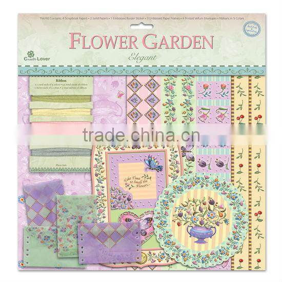 garden art diy scrapbooking paper craft kit