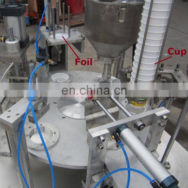 Shanghai Joygoal automatic brand new rotary mineral water cup filling and sealing machine