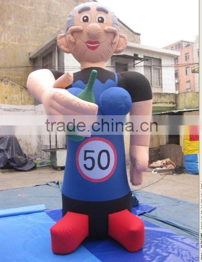 Arrival oxflrd cloth Inflatable cartoon module