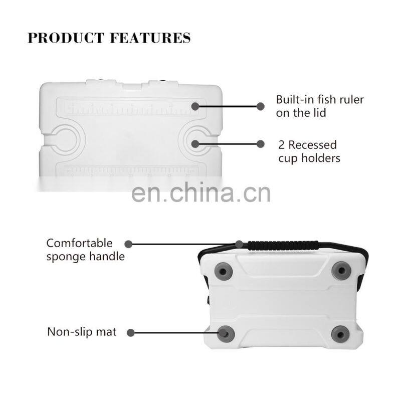 GINT 25QT Outdoor Beach Made in China LLDPE Insulated Plastic Cooler Box