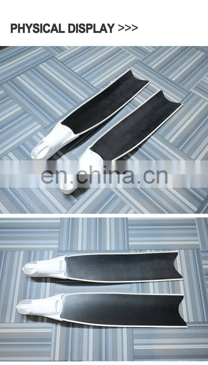 Customized Logo Professional Carbon Fiber Blade Diving Fins Spearfishing Diving Fins