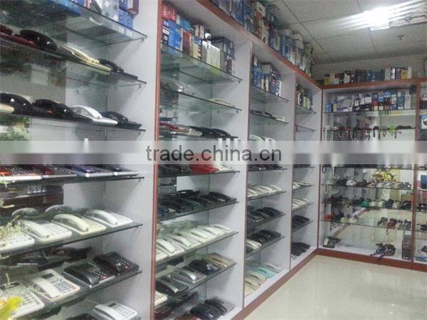 red color wall mount corded bathroom or guest room slim wall telephone