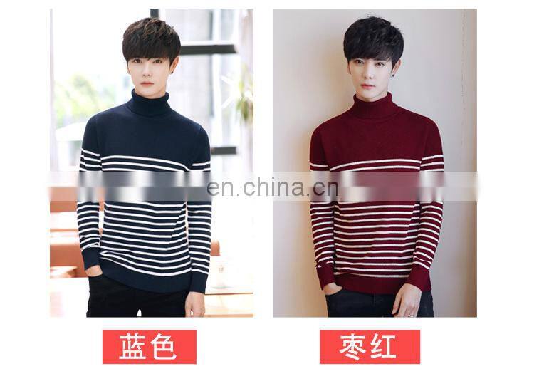 Factory direct sale fashion pullover fashion men's turtleneck sweater