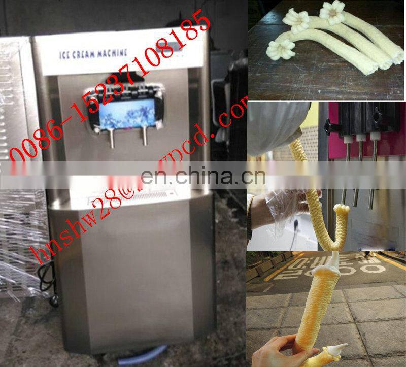 puffed corn snacks making machine hollow tube J shape corn snack extruder