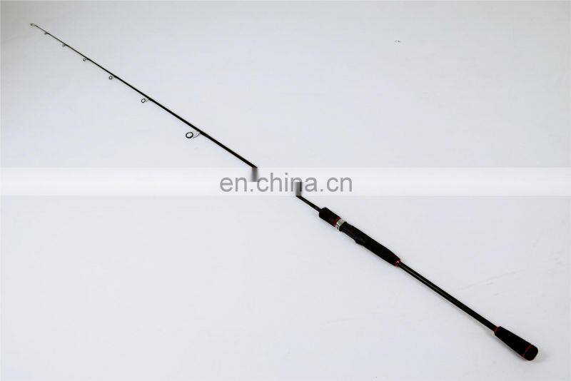 One section 1.8m Jigging Lure Spinning Solid Carbon Fishing Rod with Blue Handle
