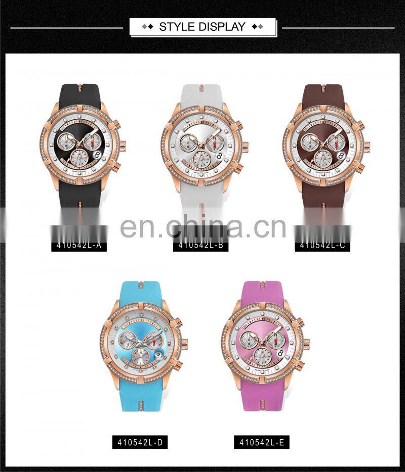 Private label 10 atm waterproof Japan movement sr626sw custom logo diamond branded women watch