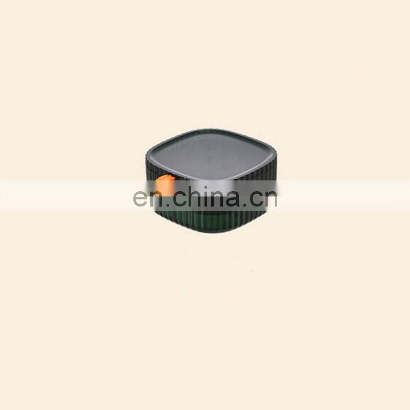 Plastic Jewelry Box Transparent Portable 3 Layer Compartment Square Ring Earring Storage Case Organizer