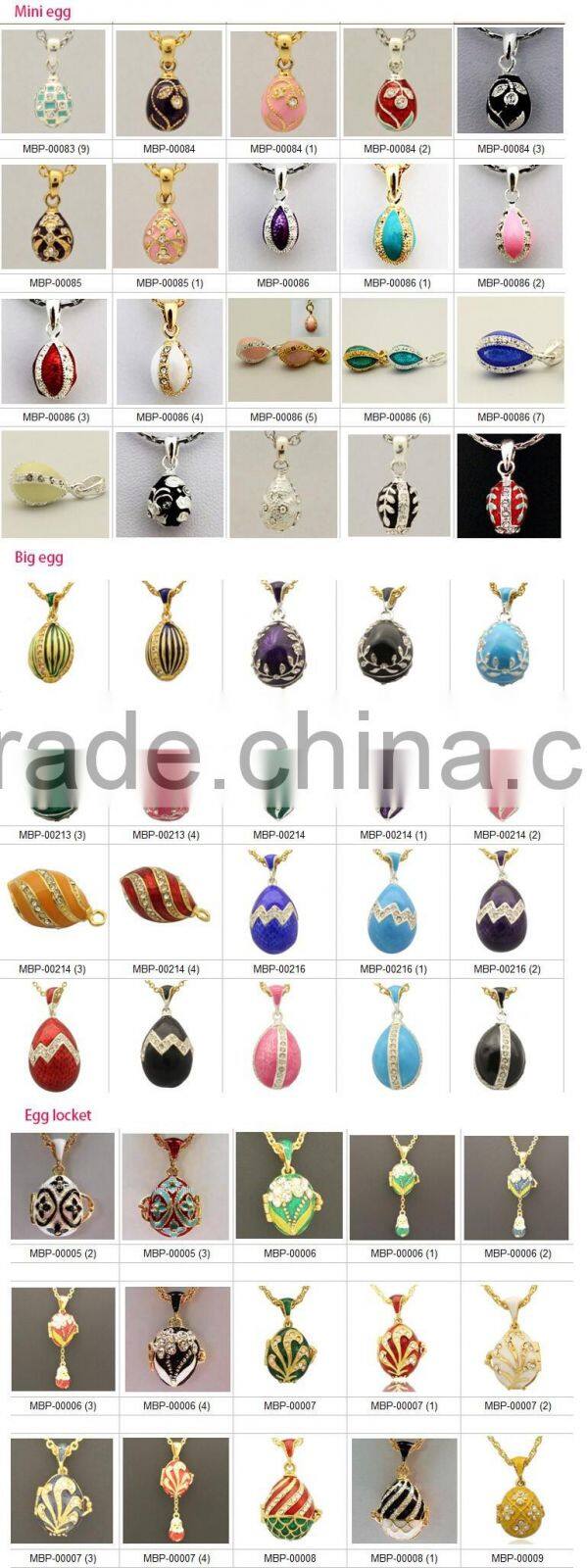 enamel DIY faberge egg bead charm pendant