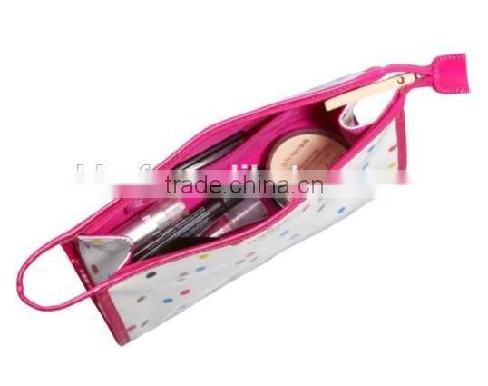 Woman wallet white cosmetic bag