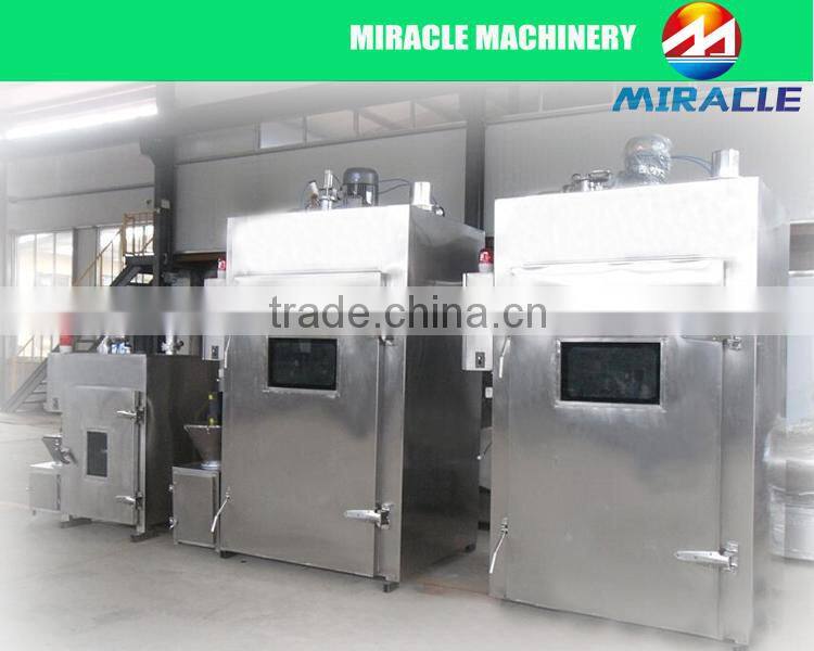 Stainless steel meat smoking making machine/smoke oven/pork smoker