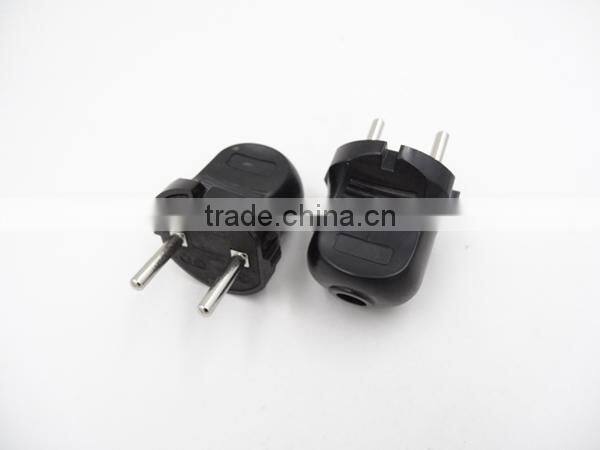 Portable Euro Plug Rewireable Schuko European Heavy Duty Plug Top Connector