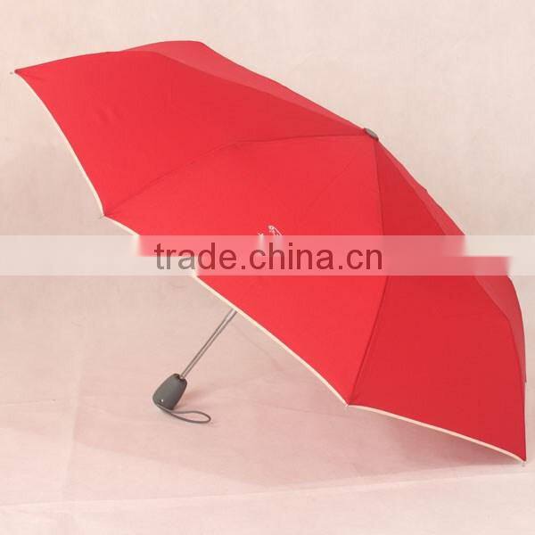 good quality windproof 3 folding auto umbrella