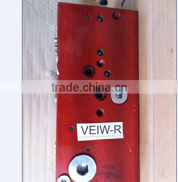 Red anodized Al material Hydraulic manifold-block