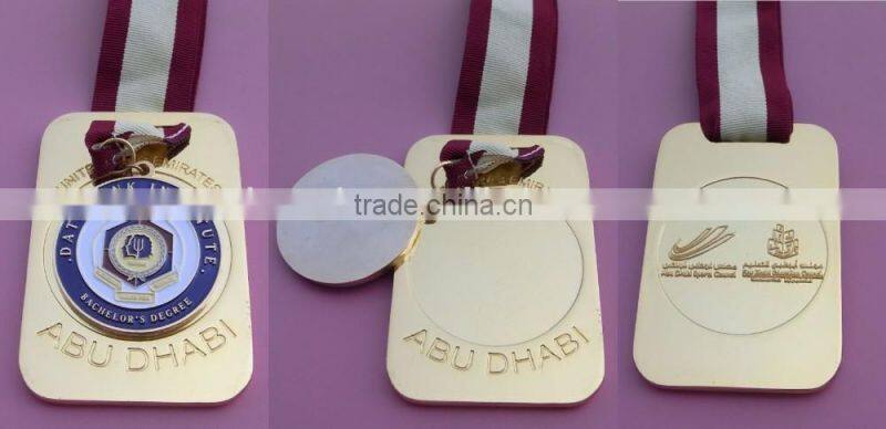 Antique silver blank metal medal medallion