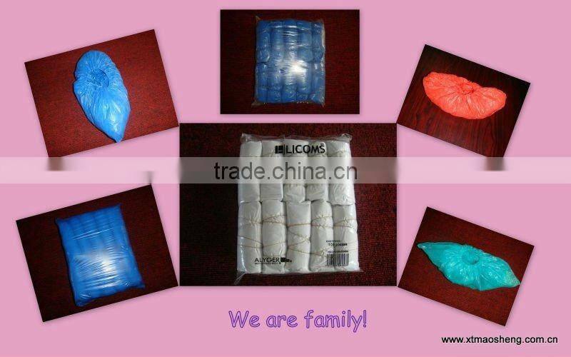 PE plastic shoe cover machine made waterproof