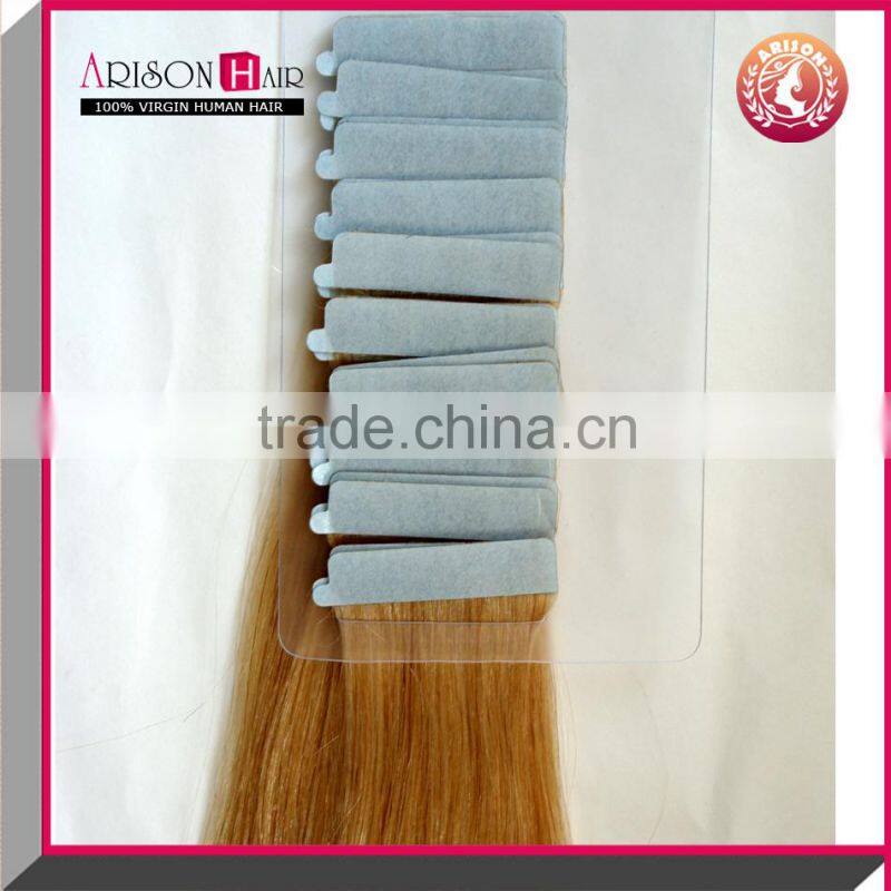 Factory price Wholesale Best quality tape skin body wave deep wave loose wave hair weft
