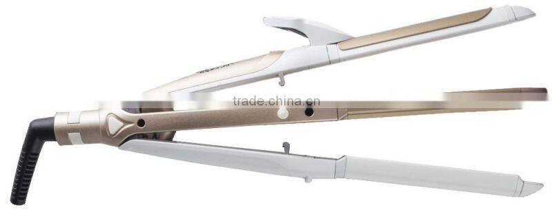 New Hair Curler 3 In 1 Hair Straightener ,Crimper And Curling Iron