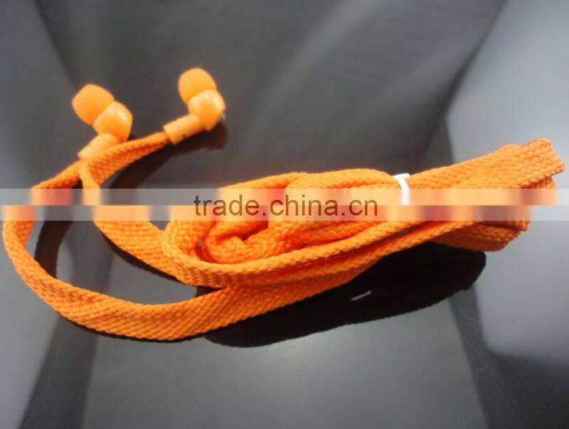 cheap and fashion shoelace earphone
