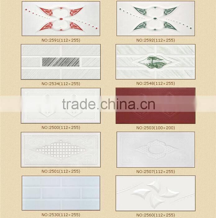 112x255mm ceramic wall tile,design of exterior wall tile