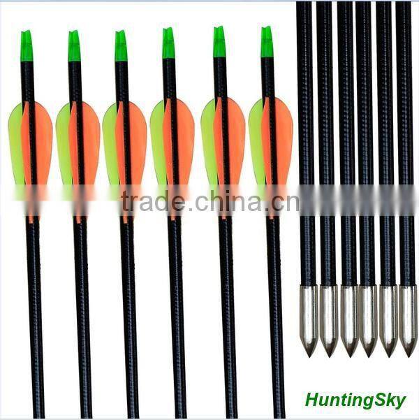 Archery Products Targets Practice Steel Point Archery Fiberglass Bow Arrows with for Hunting Compound Bow