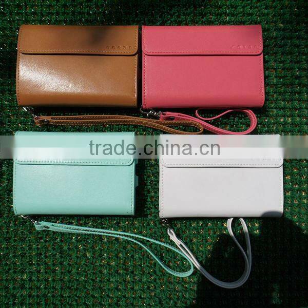 mini I9300 wallet case for Samsung GALAXY S3 hot selling