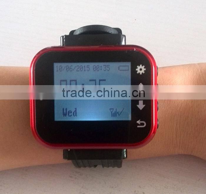 KOQI wireless led display receiver system watch pager corridor light hospital call emergency center Mechanial push button