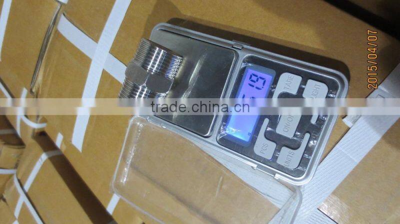 stainless steel screwed hex male nipples/NPT thread Stainless Steel Hexagon Nipple