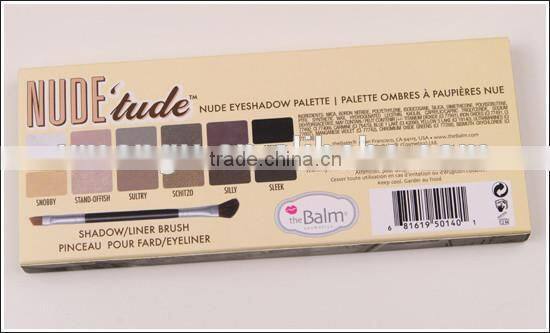 The Balm Nude Tude Eye Shadow 12 Colors Eyeshadow Palette Makeup Set Cosmetics