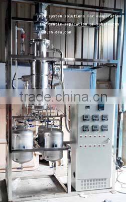 Lab thin film evaporator for the algae biodiesel BML-10