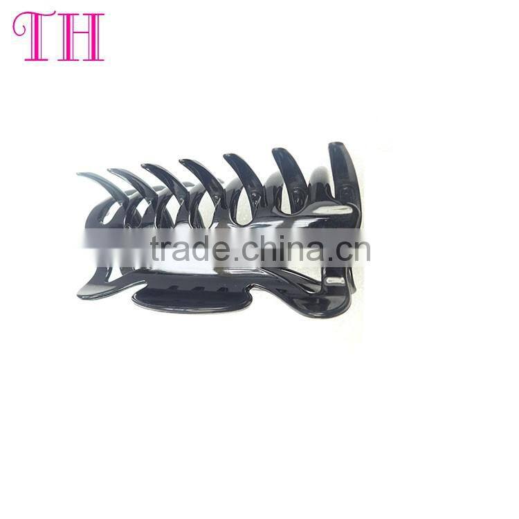 Customized transparent plastic large hair claw