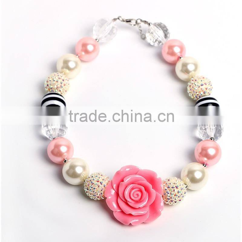 chunky bead necklace baby 2016 jewelry necklace kids necklace wholesale