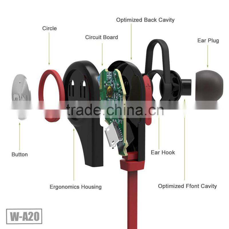 Bluetooth Earphones, 2016 New Style Sport Jogger Earphones