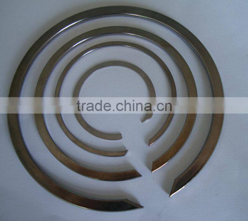 China manufacturer stainless steel wire retainer ring circlip for shaft