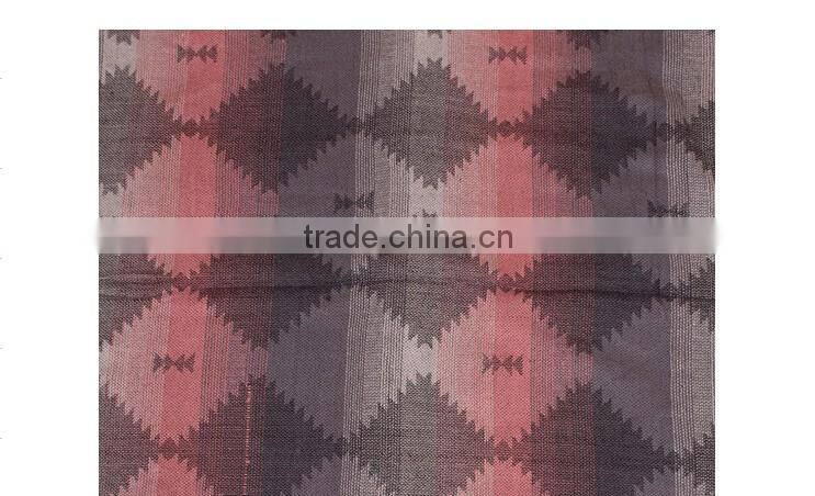 new Fashinable winter jacquard fringe oblong scarf/