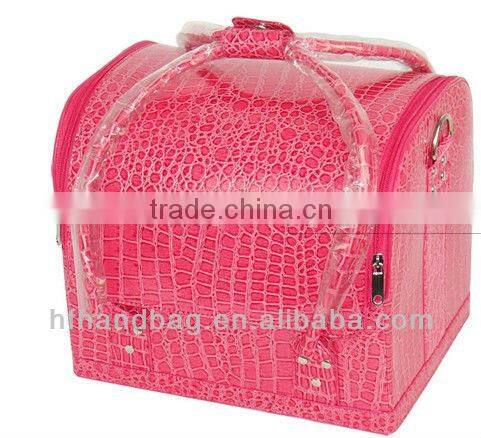 2013 newest high quality multilayer cosmetic case,lady's cometic bag