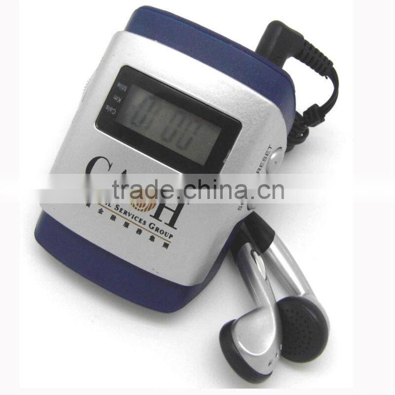 CE. ROHS promotion pedometer 6.7x5.35x3.35CM PDM-822