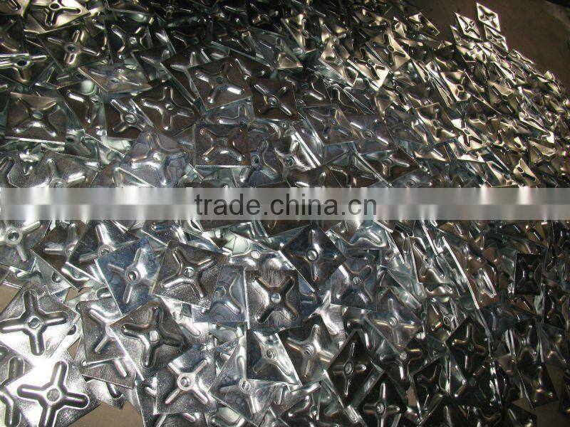 Formwork Tie rod square washer plate 120 * 120 * 8mm