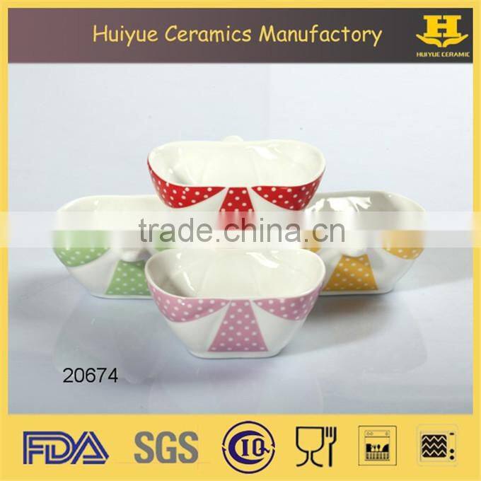 ceramic apple dish snack dish dessert dish