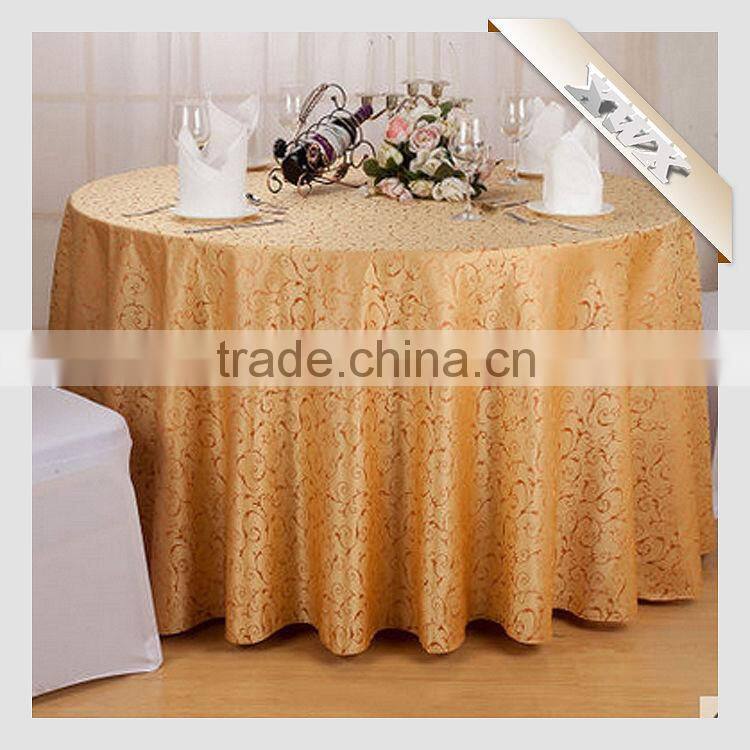 TC-147 New Polyester Jacquard Wedding/Restaurant Table Cloth for Sale