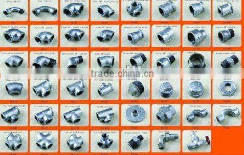 Gi Malleable Cast Iron Pipe Fitting Coupling